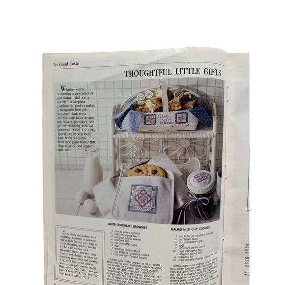 Vintage For The Love of Cross Stitch Project Magazine 1988 LEISURE ARTS V1#1 - Picture 6 of 12